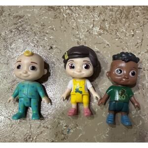 Jazwares Cocomelon YoYo, Cody, & JJ Toy Action Figures Cake Toppers‎ 3”